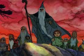 the hobbit - animated scene frodo gandalf